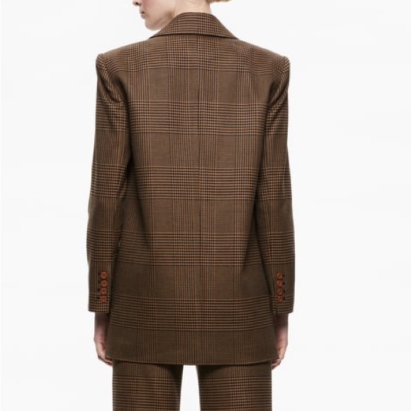 Alice and Olivia Colley Strong Shoulder Blazer Size 4 - Picture 3 of 14